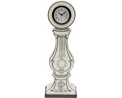 Tafelklok Favola wit en zwart Kare Design