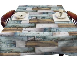Tafellaken-Tafelzeil - Woody blue - 140x250 cm