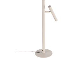 Tafellamp | 19 cm | Luogo leeslampen | LED | beige creme | metaal | moderne design functionele directe verlichting