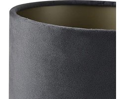 Tafellamp 39 cm E14 Grijs en Zwart Koper