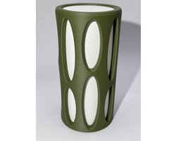 Tafellamp - 3D geprint - E27 - Modern - Industrieel-Decoratief-Duurzaam kunststof - Groen