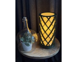 Tafellamp - 3D geprint - E27 - Modern - Industrieel - Decoratief - Duurzaam - Kunststof - Groen