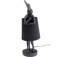 Tafellamp Animal konijn 50cm zwart Kare Design