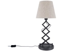 Tafellamp Bureaulamp "Adrienne" hoogte verstelbaar van 37 tot 71 cm Metaal