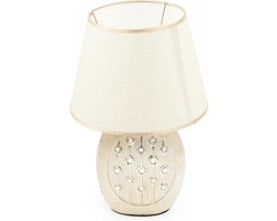 Tafellamp / Decoratielamp - Keramiek - Beige