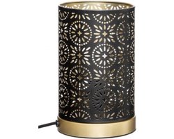 Tafellamp Gypsy Zwart/Goud - 21 cm x 13 cm
