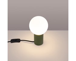 Tafellamp HALO olijfgroen