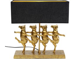Tafellamp koeien cancan goud Kare Design