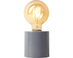 Tafellamp LED ø8x18cm Zilver grijs