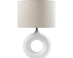 Tafellamp - Luna - Scandinavische lamp - Beige - E27 LED