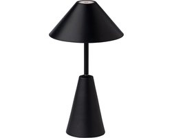 Tafellamp Malmö Zwart LED - Dimmer - USB-C - Draadloos - Oplaadbaar