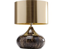Tafellamp Mamo Deluxe bruin en goud Kare Design