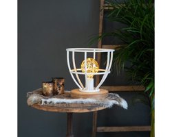 Tafellamp "Matrix" Wood Wit