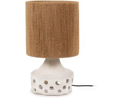 Tafellamp N°2 Beige - Bruin Oya 25 Ø x Sophie Casier