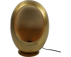 Tafellamp - Non-branded Tafellamp Eggy 25w 32 X 44 Cm -Countryfield Tafellamp Eggy M - E27 Staal Goud
