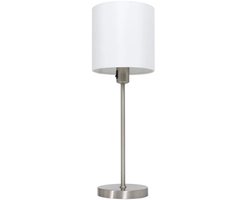 Tafellamp Noor 1563ST - Staal & Textiel, 55.5 cm Hoog, E27 Fitting - Modern Design - Mexlite