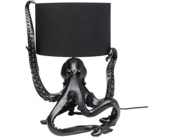 Tafellamp octopus zwart 50cm Kare Design