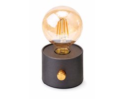 Tafellamp Oplaadbaar - Campinglamp - Retro - Dimbaar - Wolfraamdraad