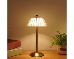 Tafellamp Oplaadbaar - Draadloos - Dimbaar - Hoge Kwaliteit - Geschikt voor in de Woonkamer of Slaapkamer