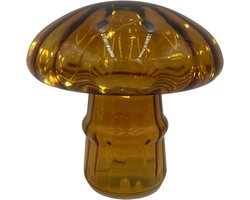 Tafellamp paddenstoel oranje glas 15,5 x 16 cm 3xAAA | 862478002 | Home Sweet Home | Stoer & Sober Woonstijl