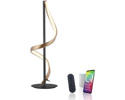 Tafellamp Q-Swing Smart Antraciet Goud 10.5 Watt