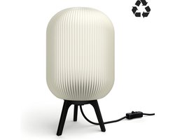 Tafellamp - Slaapkamer - Modern en industrieel ontwerp - Decoratieve tafellamp - Volledig van gerecycled materiaal - 3D Geprint - Hoog