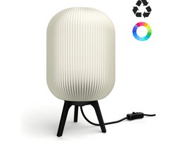 Tafellamp - Slaapkamer - Modern en industrieel ontwerp - Decoratieve tafellamp - Volledig van gerecycled materiaal - 3D Geprint - Slimme verlichting - Hoog