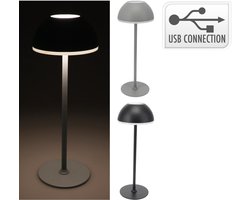 Tafellamp staal kleurrijk speelgoedlamp USB 300x100x100mm.