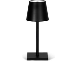 Tafellamp - Tafellamp Oplaadbaar - Tafellamp Slaapkamer - USB - Touch Lamp - Nachtlamp - LED - Zwart