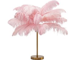 Tafellamp veren roze Kare Design