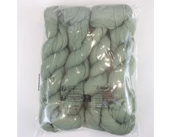 Tafelloper 2 stuks saliegroen 90 x 300 cm lang - Tafellopers voor eettafel