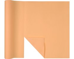 Tafelloper 3 in 1 Airlaid pastel perzik afscheurbaar 3 stuks - Totale lengte 14.4m - Effen kleuren tafellopers - Feestartikelen - Themafeestversiering