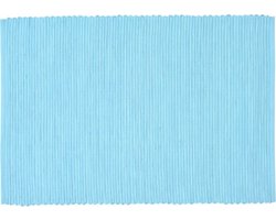 Tafelloper licht blauw - 35 x 100 cm - 100% katoen
