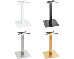 Tafelonderstel Hoekig - Bistro frame - Individuele tafel maken - Ruimtebesparend beenruimte - 72 cm hoog - Roestvrij staal