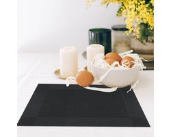 Tafelplaatsmatten en onderzetters Set van 4 - Hittebestendig en wasbaar - PVC - Eettafel matten voor keuken diner - Binnen en buiten gebruik - Stijlvol design - Duurzaam materiaal