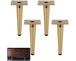 Tafelpoten staal - Heavy Duty tafelpoten - DIY tabel - Tafelpoten-Retro hairpin pinpoten - meubelpoten- 15CM