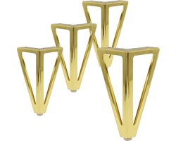 Tafelpoten staal -Tafelpoten-Retro hairpin pinpoten-meubelpoten-4 Stuks metalen tafelpotenverwisselbare -Lichteluxekastpoten