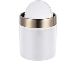 Tafelprullenbak - 1,5 l - wit-goud