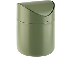 Tafelrestbak in smoke groen - Ø 12 cm hoogte 17 cm - met bajonetsluiting