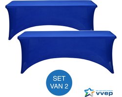 Tafelrok Style - Set van 2 - 183x76 cm - Blauw