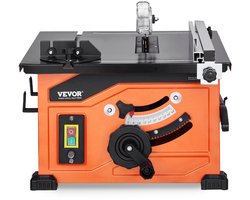 Tafelschaaf – Tafelzaag – Cirkelzaag – Houtzaag – Verstekzaag – Compact Oranje Zwart – 1200W Motor – Zaagcapaciteit 225 mm