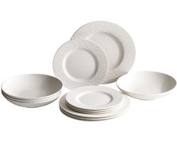 Tafelservice Manufacture Rock Blanc Set van 12