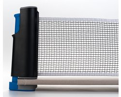 Tafeltennisnet Uittrekbaar Tot 180 cm – Voor Binnen & Buiten – Pingpong Netpost – Training & Recreatief Spel – Longfield