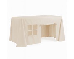 Tafeltent - Maat L - Lichtbeige - Voor Tafels tot 200cm