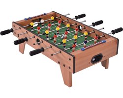 Tafelvoetbalspel - 68,58cm - Bruin - 16-delig - Tafelvoetbal