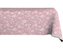 Tafelzeil Bloemig Roze 140x260cm - Tafelkleed Afwasbaar - Kunststof