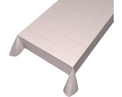 Tafelzeil Linen Look Zand - 240 x 140 cm - 140 x 240 cm - Beige tafellaken - Tafelkleed plastic - Voor buiten en binnen - Verschillende maten - Geleverd in een koker