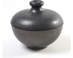 Tagine - H 17 cm - Ø 20 cm - Zwart
