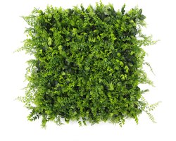 Tahiti | FOLY - 50 x 50 cm - Green wall voor decoratief binnen en buiten gebruik - Tropische kunsthaag - 5j UV garantie - JIVANA
