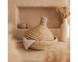 Tajine broodmand L van zeegras | Noa May | Handgemaakt in Marrakech